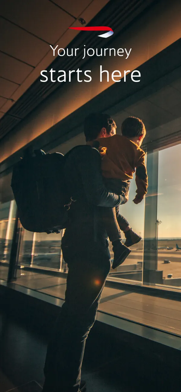 Ansicht in der offiziellen British Airways-App